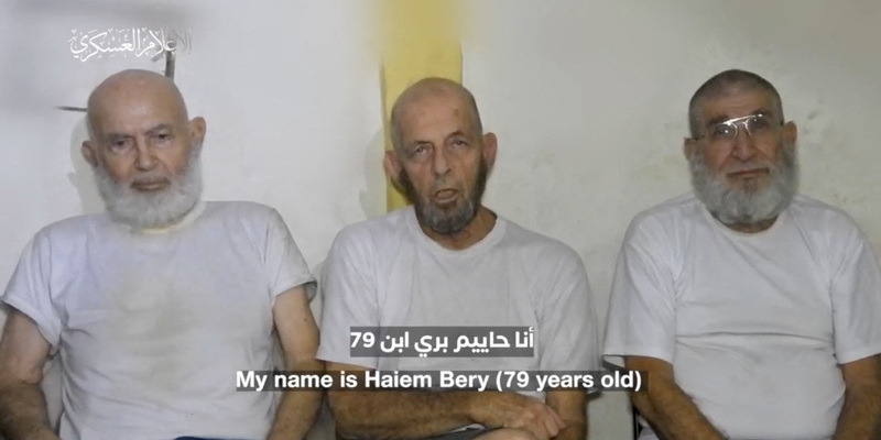 Hamas Rilis Video Tiga Sandera Lansia Israel Minta Pertolongan