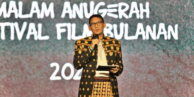 Menparekraf Apresiasi Kesuksesan Malam Anugerah Penghargaan Festival Film Bulanan 2023