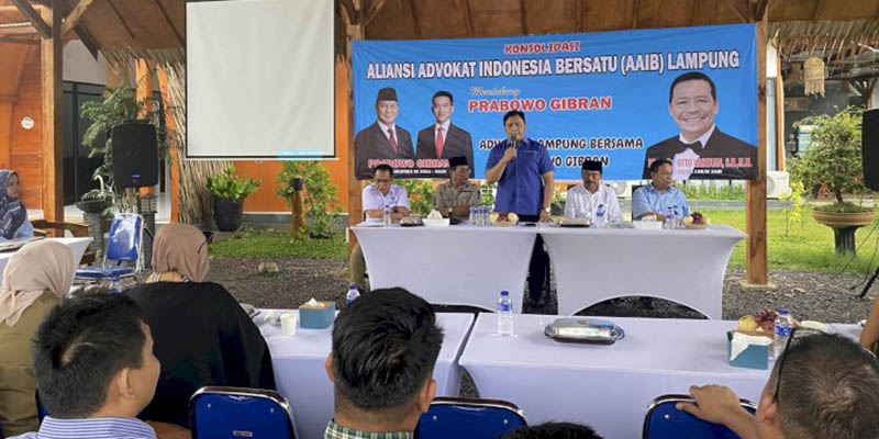 Aliansi Advokat Indonesia Bersatu di Lampung Resmi Dukung Prabowo-Gibran