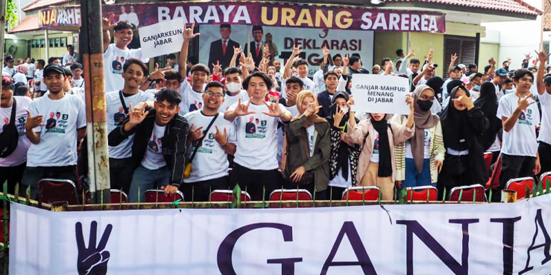 Warga Bandung Deklarasi Bagama Jabar untuk Ganjar-Mahfud