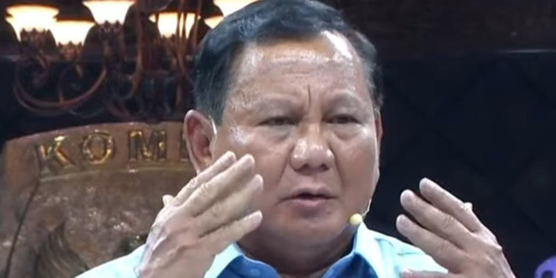 Paparkan Visi Misi, Prabowo Janji Berantas Korupsi Sampai ke Akar