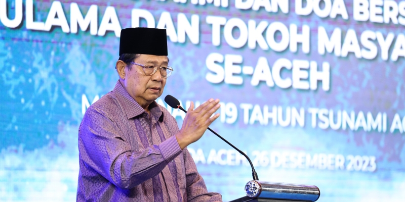 Momen SBY Puji-Puji Prabowo di Hadapan Masyarakat Aceh
