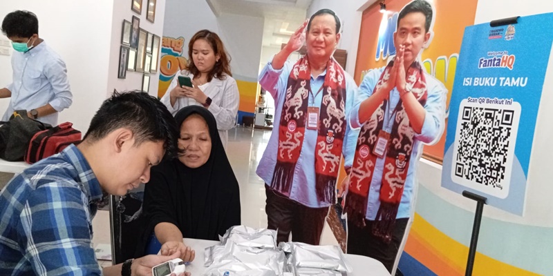 Wujudkan Visi-Misi Prabowo-Gibran, TKN Fanta Gelar Pemeriksaan Kesehatan Gratis