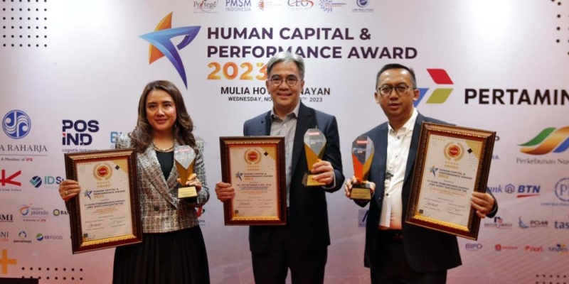 Kinerja Apik, bank bjb Sabet Human Capital & Performance Awards 2023