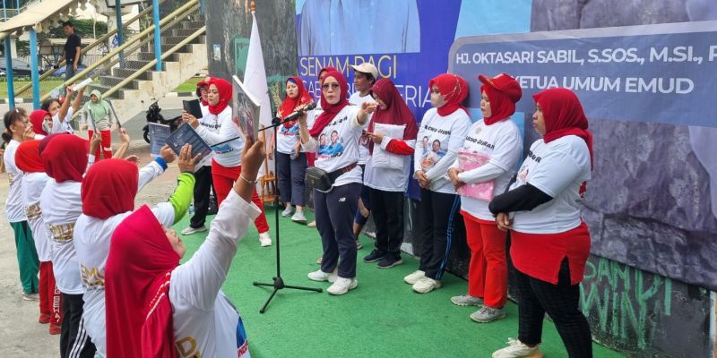 Relawan Emud Konsisten Kampanye Sejalan Program TKN Prabowo-Gibran