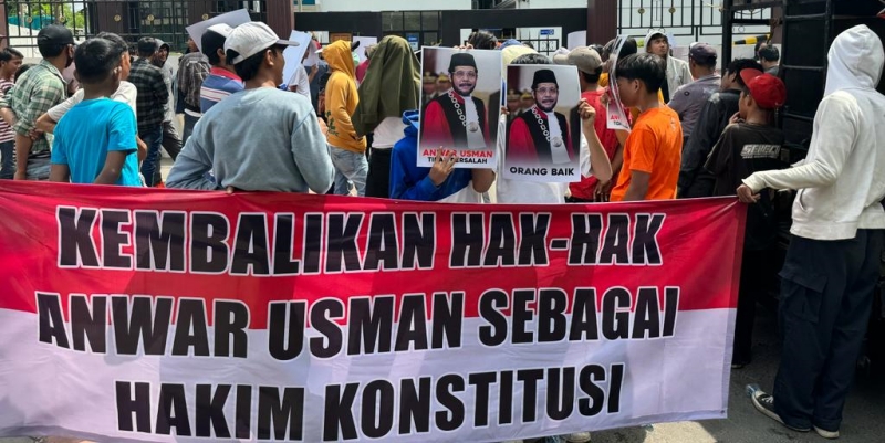 Datangi PTUN Jakarta, Ampak Minta Martabat dan Hak Anwar Usman Dipulihkan