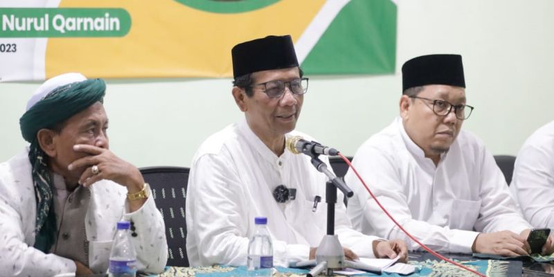 Dialog Ponpes Nurul Qarnain, Mahfud MD Terima Keluhan Kesejahteraan Guru Honorer