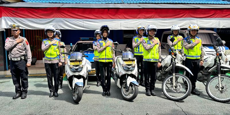 Polda Riau Patroli Bermotor Roda Dua dan Bersepeda dalam Rangka <i>Cooling System</i>