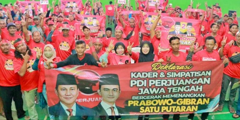 Kader PDIP Jateng Yakin Prabowo-Gibran Menang Satu Putaran
