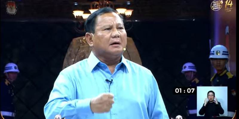 Kata Fadli Zon, Prabowo Tampil Otentik dalam Debat Capres