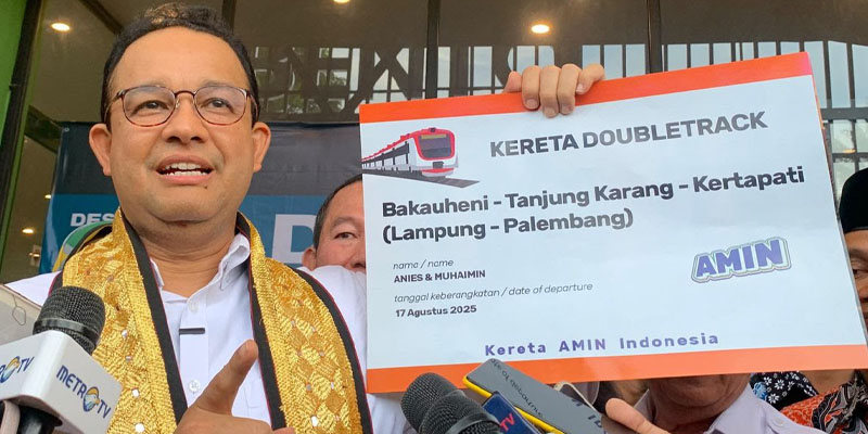 Lengkapi Pembangunan Tol Jokowi, Anies Gencarkan Jalur Kereta Api