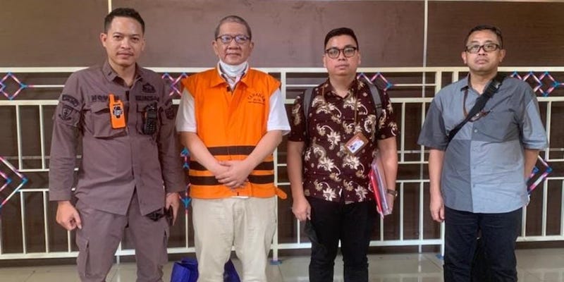 Advokat Laurenzius Sembiring Dijebloskan KPK ke Lapas Surabaya