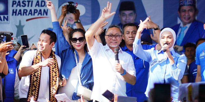 Bersama Raffi dan Nagita, Zulhas Ajak Hadirkan Pemilu Riang Gembira