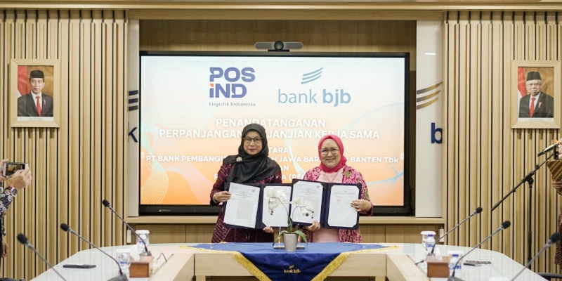 Kerja Sama bank bjb dan Pos Indonesia Lanjut hingga 2028