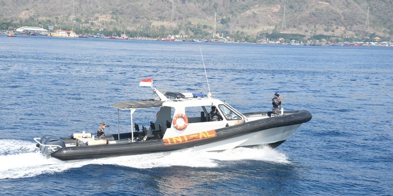 TNI AL Gencar Patroli Pengamanan Selat Bali di Libur Nataru