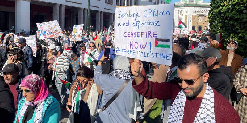 Dukung Palestina, Ribuan Warga Minta Maroko Putus Hubungan dengan Israel