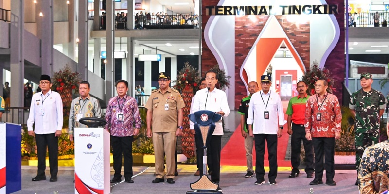 Bernuansa Modern dan Multifungsi, Tiga Terminal Tipe A Diresmikan Jokowi