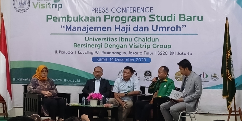 Kolaborasi Visitrip Group-Universitas Ibnu Chaldun Buka Program Studi  Manajemen Haji dan Umrah
