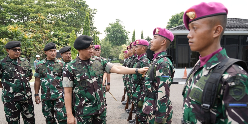 Panglima TNI Cek Kesiapsiagaan Pasukan Elite Denjaka