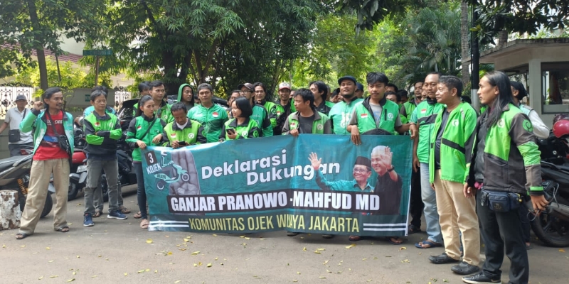 Komunitas Ojol Jakarta Kepincut Visi-Misi Ganjar-Mahfud