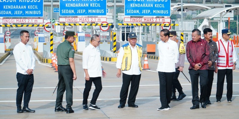 Didampingi Zulhas, Presiden Jokowi Resmikan Jalan Tol Cinere-Pamulang