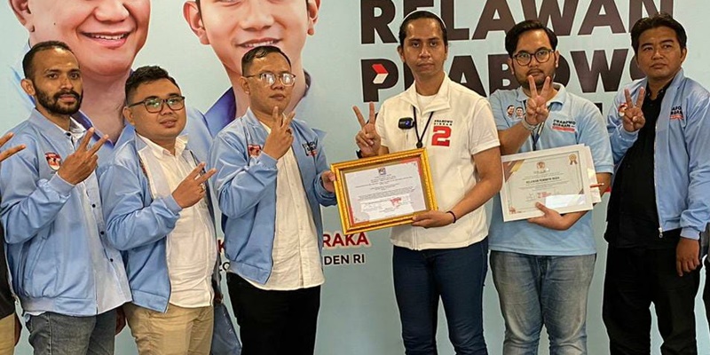 Mantan Jurnalis hingga Aktivis Deklarasi Relawan Pemimpin Muda Prabowo-Gibran