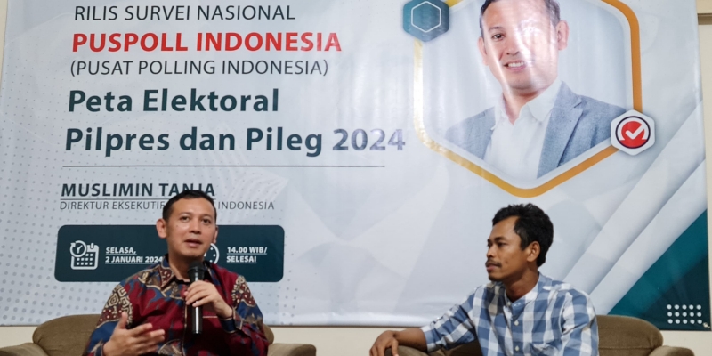 Survei Puspoll: Elektabilitas Prabowo-Gibran 41 Persen, Pilpres Diprediksi 2 Putaran