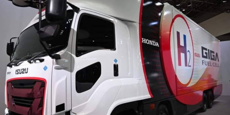 Dekarbonisasi, Honda dan Isuzu Kerja Sama Ciptakan Truk Bertenaga Hidrogen