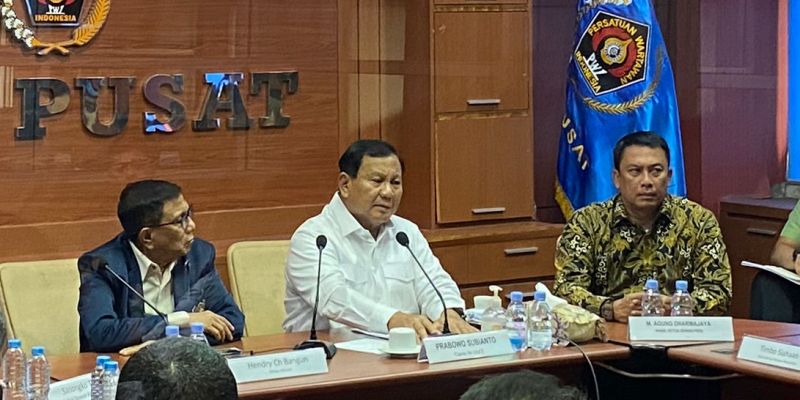 Prabowo Percaya Kebebasan Pers Berperan Penting Kawal Demokrasi