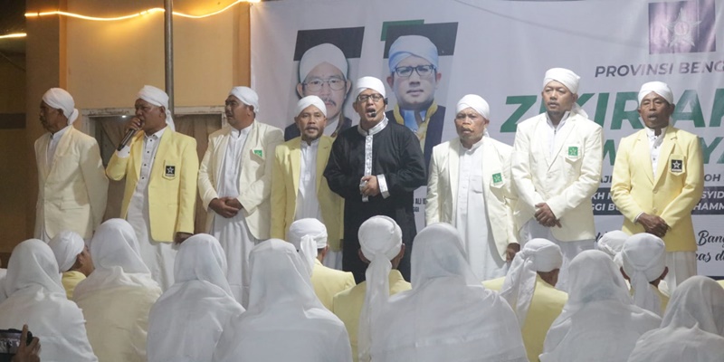 Tarekat Naqsabandiyah Indonesia Gelar Dzikir Akbar Dukung Prabowo-Gibran