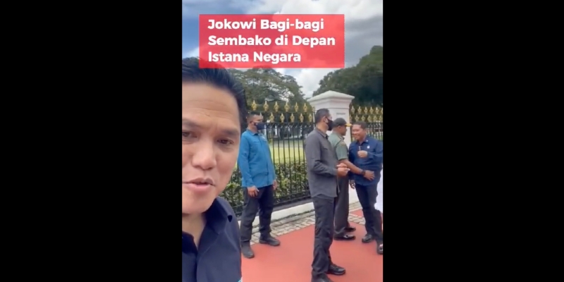 Arya Sinulingga Sesalkan Ada Jubir Capres Unggah Foto Lama Bagi-Bagi Sembako Depan Istana