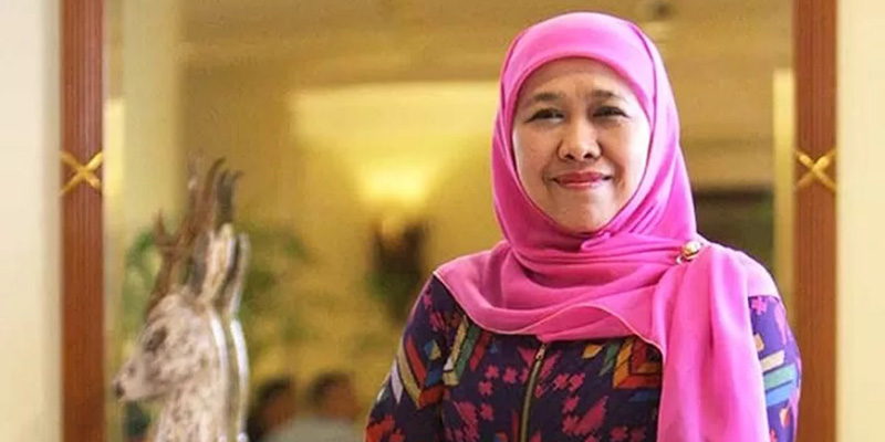 Khofifah Dukung Prabowo-Gibran saat Sekda Jatim Diperiksa KPK