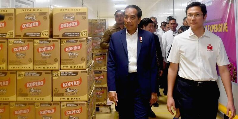 Presiden Jokowi Tinjau Pabrik Kopiko dan Rumput Laut di Filipina
