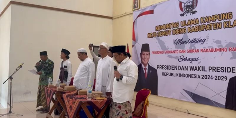 Ulama Klaten Mufakat Dukung Prabowo-Gibran, Berharap Terwujud Kekuatan Sambut Indonesia Emas