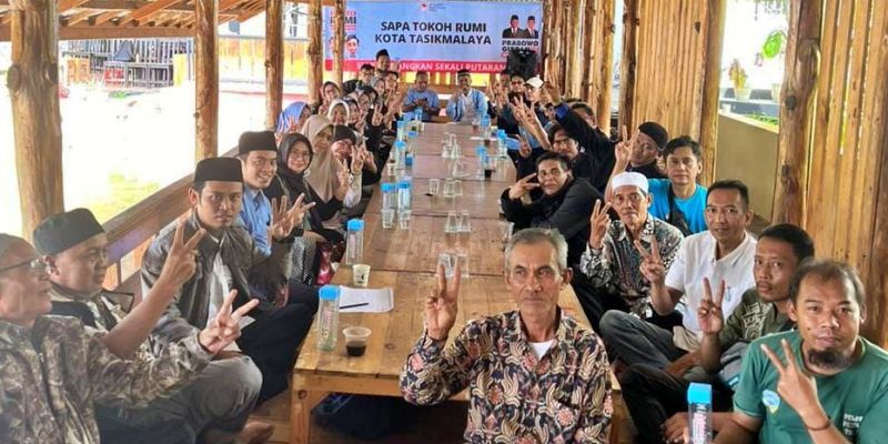 Sapa Tokoh Tasikmalaya, RUMI Komitmen Menangkan Prabowo-Gibran Sekali Putaran