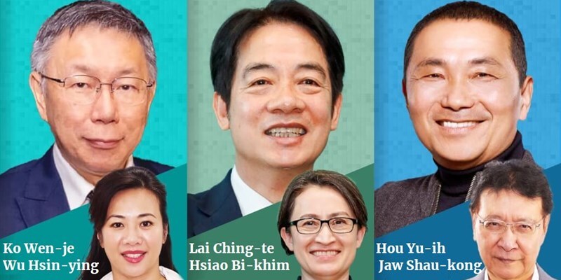 Tiga Capres Bakal Bersaing di Pemilu Taiwan Besok