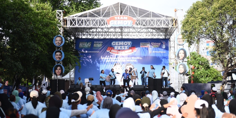 Gemoy Fest Emak-Emak, Cara Repnas Gaet Pemilih Prabowo-Gibran