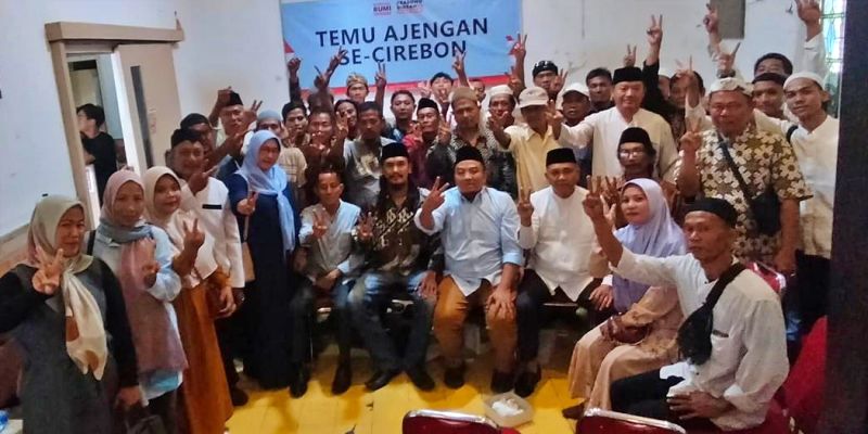 Ajengan Cirebon Gabung RUMI, Target 60 Persen Suara Prabowo-Gibran di Jawa Barat