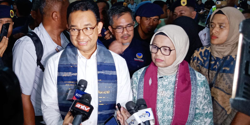 Tiba di Makassar, Anies Bersyukur Didukung Jusuf Kalla