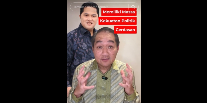 Isu Menteri Mundur Bentuk Ketakutan Gerakan Erick Thohir Dukung Prabowo-Gibran?