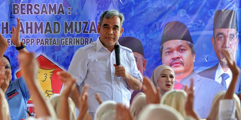 Muzani Targetkan Gerindra Kalahkan PKS di Depok