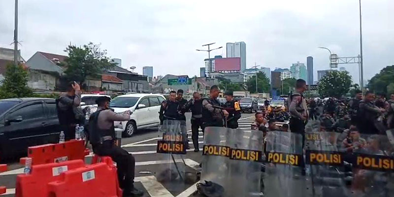 Sempat Ditutup Pendemo, Jasa Marga dan Polisi Pastikan Jalan Tol Kembali Normal