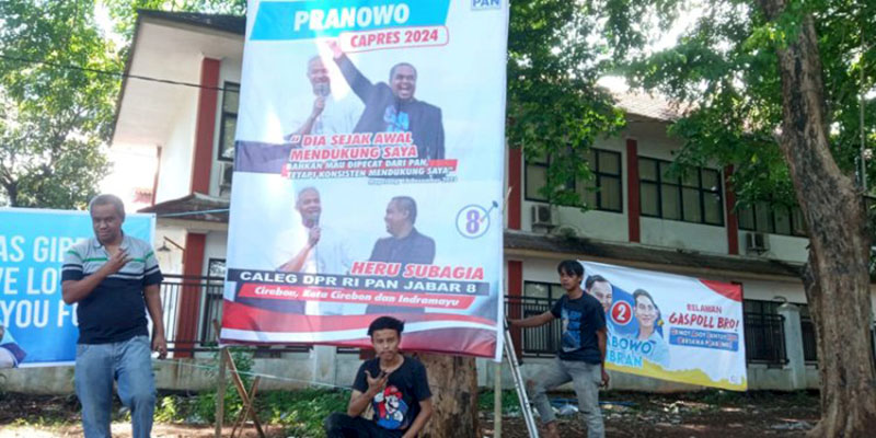 Pasang Baliho Ganjar di Lokasi Kampanye Gibran, Mantan Ketua PAN Cirebon Ngaku Tak Berniat Provokasi
