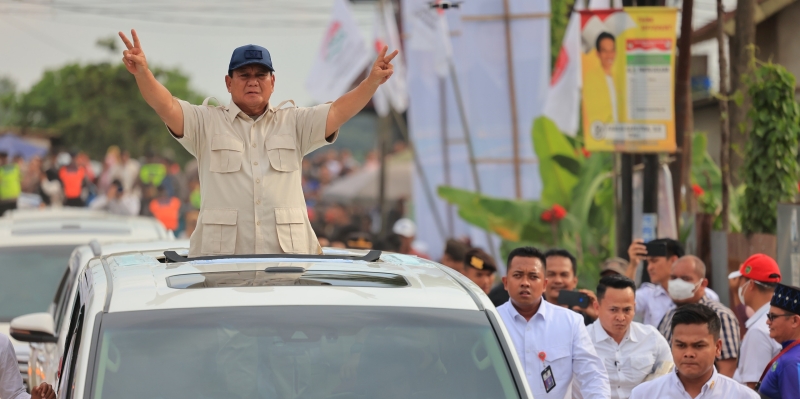 Prabowo Geber Kampanye di 3 Provinsi di Sumatera dalam Satu Hari