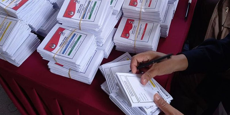 Usai Sortir, Lebih 600 Surat Suara DPR-DPRD DKI Rusak