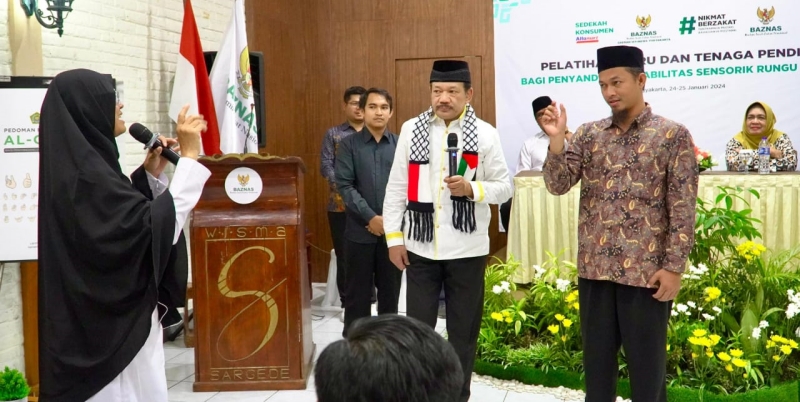 Baznas RI Kick Off Program ToT Pengajar Al-Qur'an Isyarat di 34 Provinsi