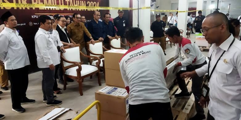 KPU: Logistik Pemilu Tahap I Sudah Sampai 100 Persen di Kabupaten/Kota
