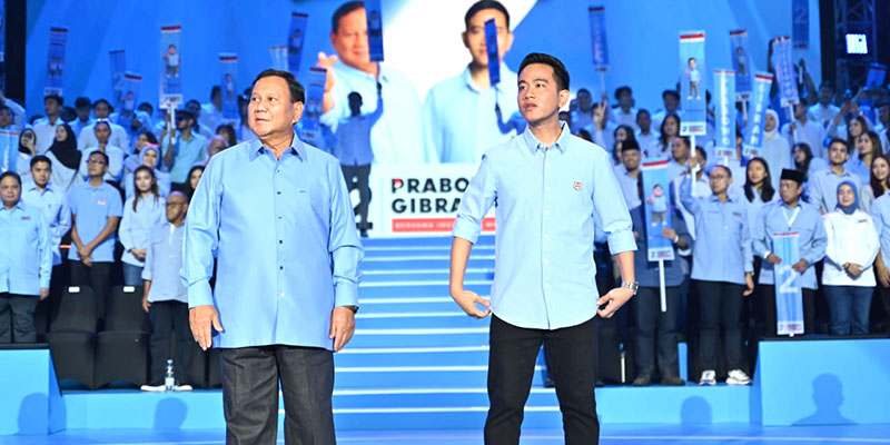 Elektabilitas Prabowo-Gibran Terus Naik, Peluang Menang Satu Putaran Terbuka