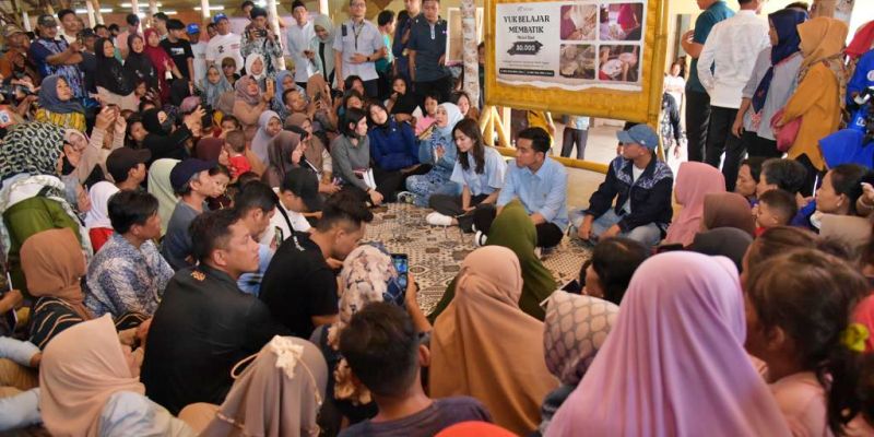 Kampanye di Cirebon, Gibran Belanja Masalah Pegiat UMKM