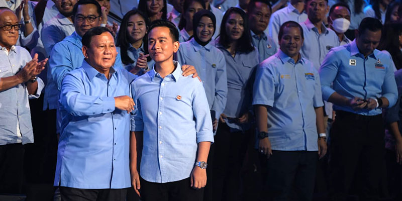 Elektabilitas Prabowo-Gibran Tembus 50,3 Persen, Peluang Menang Satu Putaran Makin Besar
